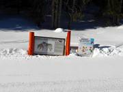 Piste découverte avec des informations sur les animaux de la forêt