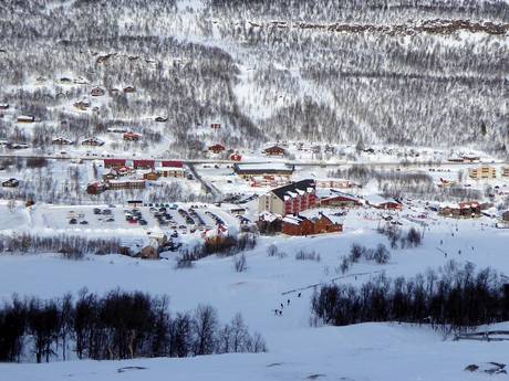 Suède du Nord: Accès aux domaines skiables et parkings – Accès, parking Tänndalen