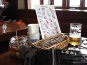 Menu au restaurant sur la montagne