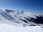 Vue depuis le Stein vers le Piz Sezner
