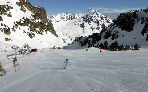 Le plus grand dénivelé dans l' arrondissement d'Argelès-Gazost – domaine skiable Grand Tourmalet/Pic du Midi – La Mongie/Barèges