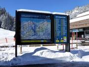 Panneau d'information à la station de vallée