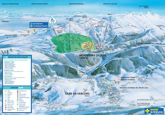 Lans en Vercors/Montagnes de Lans