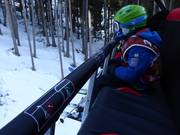 Dispositif de sécurité pour enfants au télésiège 6 places Wastenegg