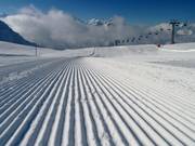 Piste fraîchement préparée