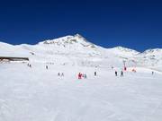 Des pistes larges pour les débutants au Rastkogel