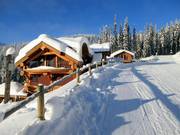 Chalet en rondins exclusif directement sur la piste