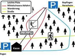Plan des pistes Sandberg – Bopfingen