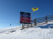 Signalisation des pistes à Masella