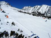 Les pistes à Štrbské Pleso sont préparées chaque soir.