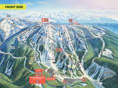 Plan des pistes Brundage Mountain
