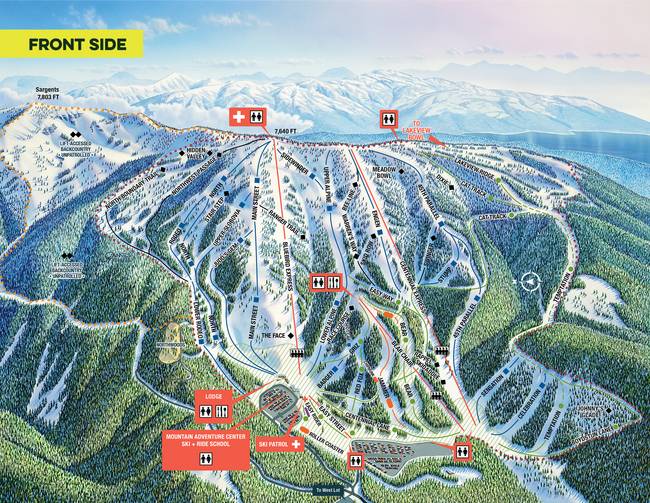 Brundage Mountain Front Side Brundage Mountain Front Side