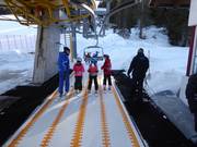 Le personnel sympathique est toujours présent à l’embarquement.
