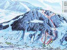 Plan des pistes Alberschwende – Brüggelekopf