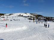 Vue depuis la partie inférieure vers l'Idre Fjäll