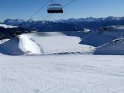 Lac de retenue dans le domaine skiable de Sillian