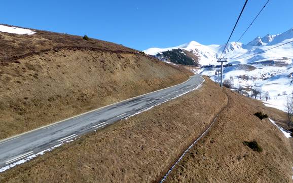 Saint-Gaudens: Accès aux domaines skiables et parkings – Accès, parking Peyragudes