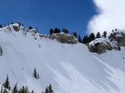 Terrain raide au télésiège Sugarloaf