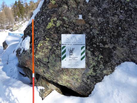 Indy Pass: Domaines skiables respectueux de l'environnement – Respect de l'environnement Hohsaas – Saas-Grund