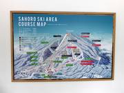 Plan des pistes du domaine skiable Sahoro