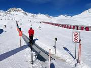 Zone débutants Nalunsin (Motta Naluns - station supérieure de la télécabine Scuol)