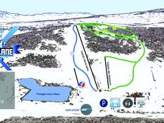 Plan des pistes La Quillane