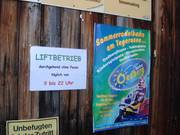 Informations sur les horaires d'ouverture