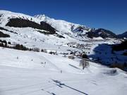 Descente facile vers la vallée jusqu'à Dieni