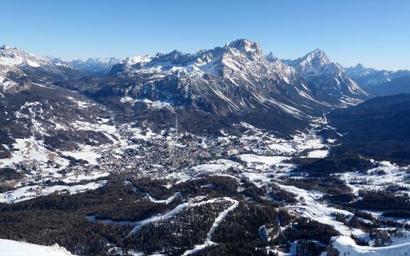 Cortina d’Ampezzo: Taille des domaines skiables – Taille Cortina d'Ampezzo Cortina d’Ampezzo: Taille des domaines skiables – Taille Cortina d'Ampezzo