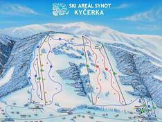 Plan des pistes Synot Kyčerka