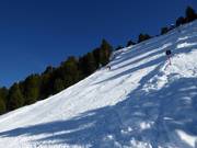 Piste Zirben-Abfahrt avec une pente de 80%