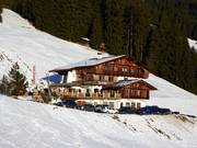 Auberge alpine Kohleralm à la station intermédiaire de la télécabine