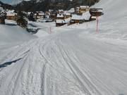 Descente Turna en bordure de Malbun