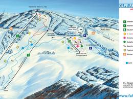 Plan des pistes Fahlenscheid – Olpe