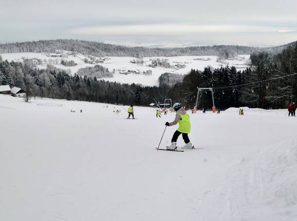 Piste facile et large