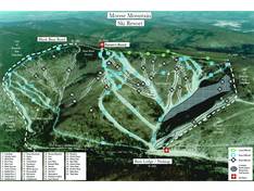Plan des pistes Moose Mountain