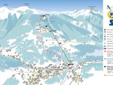 Plan des pistes Olimpica – Borșa
