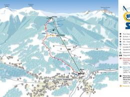 Plan des pistes Olimpica – Borșa
