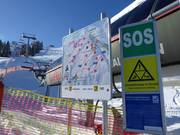 Petites panneaux d'information pour l'orientation