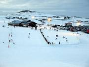 Téléski et tapis roulant pour les débutants