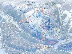 Plan des pistes Levi