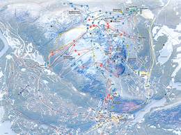 Plan des pistes Levi