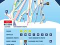 Plan des pistes Mont Bellevue