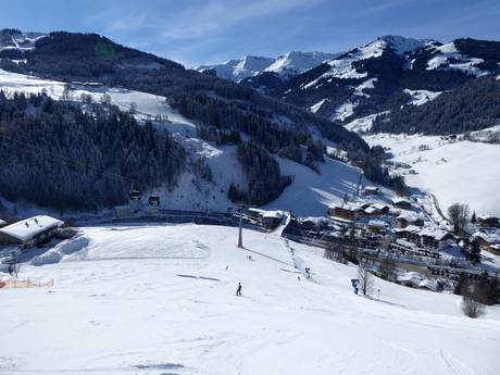 Alpes de Berchtesgaden: Taille des domaines skiables – Taille Hochkönig – Maria Alm/Dienten/Mühlbach