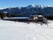 Vue sur le Caribou Chalet