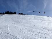 Piste familiale vers la station intermédiaire