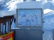 Plan des pistes à la Gargellner Alpe