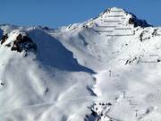 Vaste domaine de freeride au Hochhörndl à Fieberbrunn