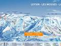 Plan des pistes Les Mosses/La Lécherette