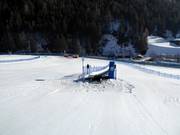 Zone d'entraînement dans la vallée près des tapis roulants